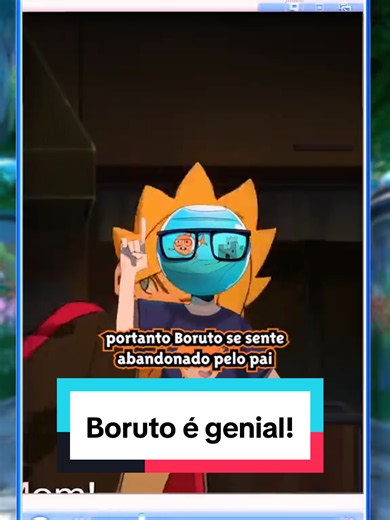 Boruto: uma era genial. A ideia do filho do herói como oposto é sensacional, mas a execução falha com drama barato. A relação pai-filho, inspirada em Naruto e Sasuke, é o ponto forte. #Boruto #Naruto