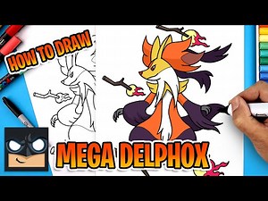 How to Draw Mega Delphox | Pokemon Legends - Videos For Kids