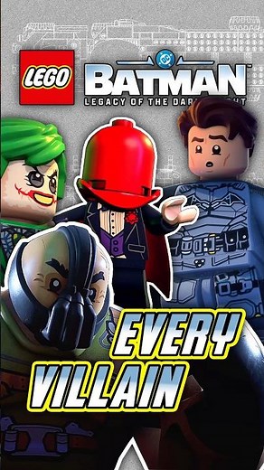 Every LEGO BATMAN VILLAIN in Legacy of the Dark Knight!