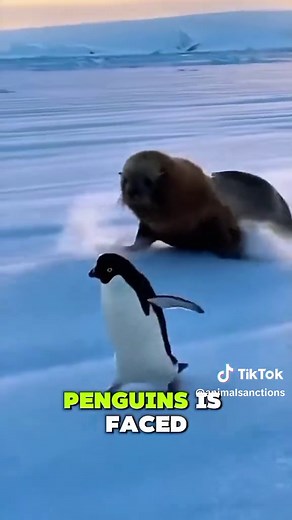 Penguin Life Challenges: Birds and Seals in the Wild