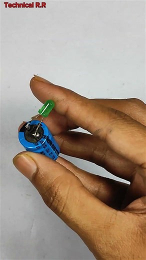 Capacitor stored energy Experiment #magic Capacitor Power test