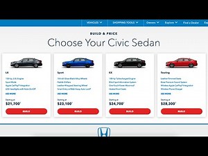 2022 Honda Civic Sedan Trim Levels Explained