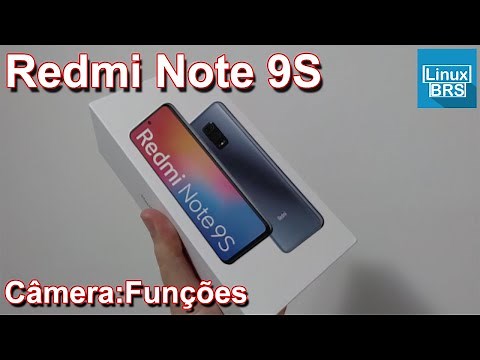 XIAOMI REDMI NOTE 9S - CÂMERA: FUNÇÕES