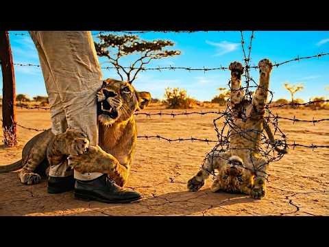 A man discovers a dying lion cub caught in a trap. Moments later, something unbelievable happens!