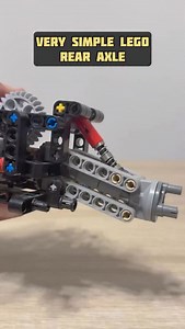 Very Simple LEGO Rear Axle #lego #legotechnic #susupension #rearaxle #mechanical #engineering | Bricks Master Builders