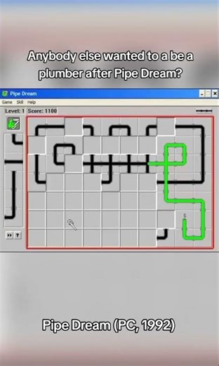 Anybody else wanted to be a plumber after Pipe Dream?#windows95 #microsoftgames #windowsgames