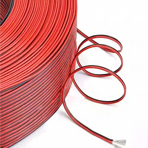 [Hot Item] UL2468 24AWG 300V 80 Degree PVC Two Conductor Red and Black Wire for LED Strip Light