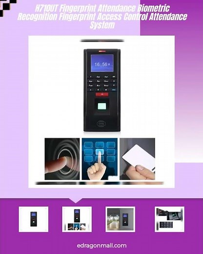 H710UT Fingerprint Attendance Biometric Recognition Fingerprint Access Control Attendance System
