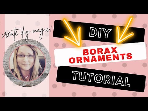 Borax | DIY crystal ornaments | Dollar Tree pipe cleaners