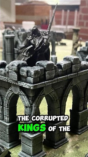 Elrond and the elven family, the 9 Nazgul and the Witch-king of Angmar #LordoftheRingsWargame #mesbg