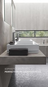 Sophisticated Design, Perfected in Exquisite Detail. Transform your space with timeless elegance. Discover more at https://www.grohespa.com/en/collection-overview/allure-brilliant #AllureBrilliant #CraftsmanStyleBathroom #LuxuryDesign | GROHE