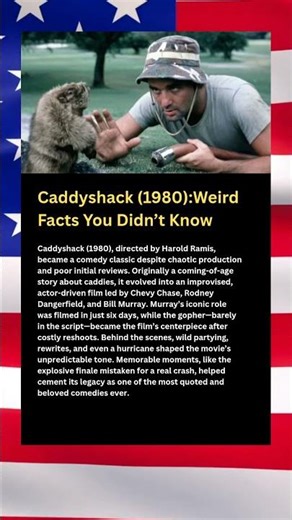 Caddyshack (1980): Weird Facts You Didn’t Know #shorts