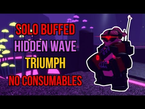 *FIRST EVER* SOLO BUFFED HIDDEN WAVE TRIUMPH WITHOUT CONSUMABLES | Roblox Tower Defense Simulator