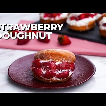 How to Make Strawberry Doughnut | Fresh, Easy and Delectable Strawberry Doughnut Recipe