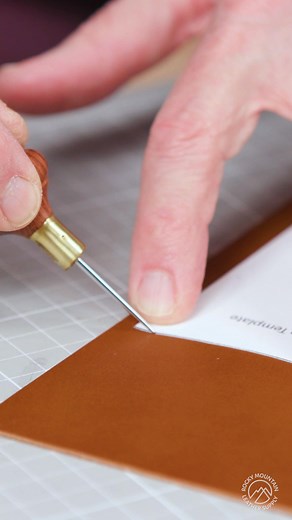 Mark it. Stitch it. Love it. The Palosanto Premium Round Awl is built for precision — perfect for corners, stitching lines, or fine marking. Hardwood handle, brass ferrule, and that signature Palosanto quality. | Rocky Mountain Leather Supply
