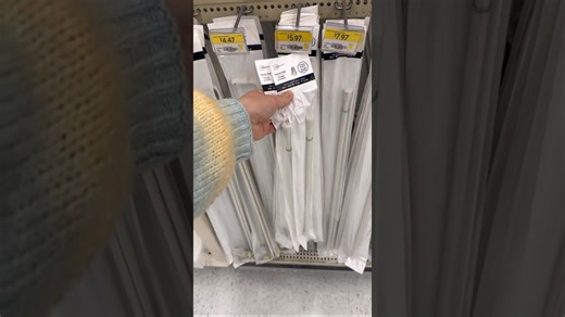 Tension rod organizing hack 🤯