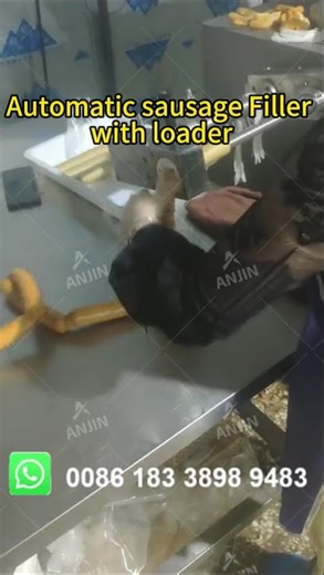 Automatic Vacuum Sausage Filling Machine With Loader | Automatic Meat Processing Equipment