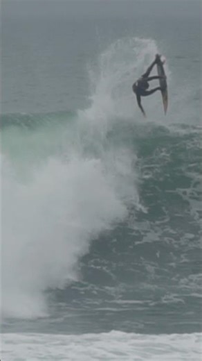 360 and backflip in the same wave #bigwaves