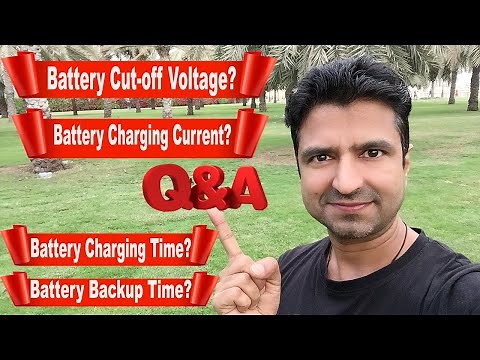 How to Calculate Battery Charging Current, Battery Charging Time, Battery Cut-off Voltage