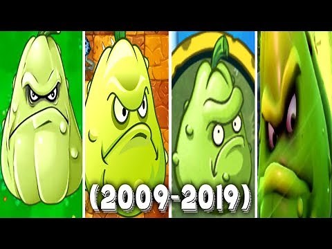 Evolution of Squash | PVZ, PvZ 2, PVZ Garden Warfare 2, PVZ Heroes (2009 - 2019)