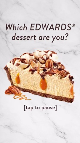 Edwards Desserts Frozen Georgia Style Pecan Pie, 32.0 oz