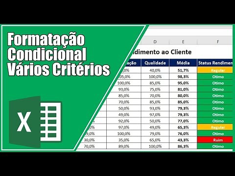 Formatação Condicional com Vários Critérios em Excel