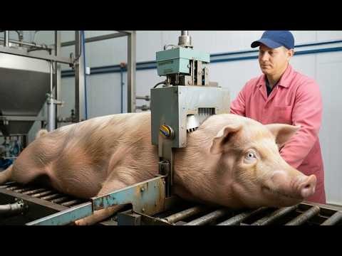 Inside A Pig Processing Factory | How Pigs Are Turned Into Sausages [Full Prosses ] #PorkToSausage
