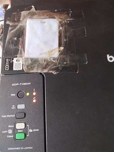 Brother DCP-T420W Blinking Red Light Error Fix