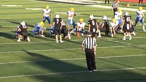 Clyde Fliers vs. Perkins Pirates Varsity Football 2020 (Endzone Intercut)