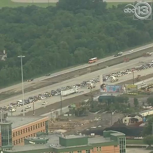 MAJOR DELAYS: SkyEye shows bumper to bumper traffic on US-290 inbound at FM 1960 due to an accident. https://abc13.co/2IHDLhG | ABC13 Houston