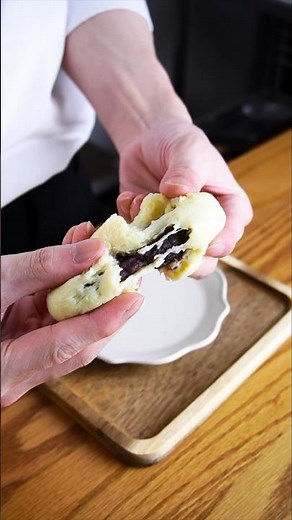 材料3つ！レンジで豆腐まんじゅう作り方！#food