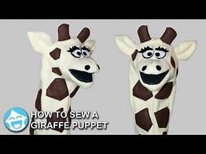 How to Sew a Giraffe Puppet