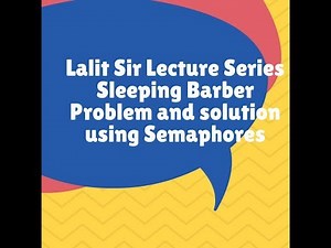 Sleeping Barber Problem and solution using Semaphores(www.prudentac.com)
