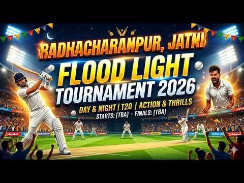 LIVE🛑:MCCC Vs Goda SEMIFINAL|Radhacharanpur Flood Light Cricket Tournament 2026| #revealingtheunseen