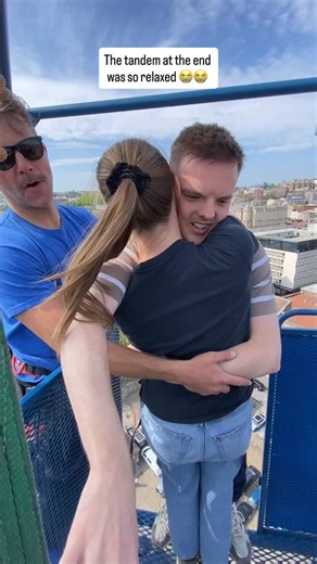 1.1M views · 2.4K reactions | Couples who jump together, stay together… just saying  Tag someone that you’d jump like this with! ️ #bungee #ukbungee #321bungee #tandem #fyp | UK Bungee Club | Facebook