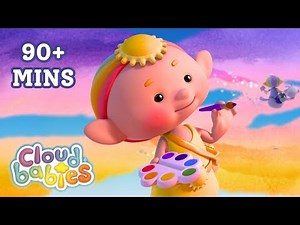 Cloudbabies: Playing with Colour! 🎨 Full Episodes | Cartoons for Kids