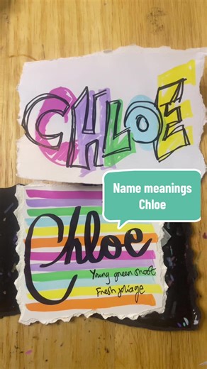 The name Chloe and its meaning #namesandtheirmeaning #namemeaning #names #chloe Requested by @coco_p222