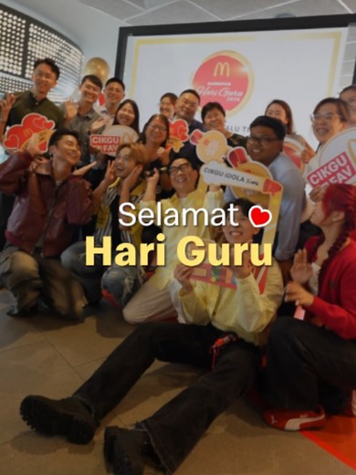 Sambutan Hari Guru McDonald’s Malaysia 10 Tahun — Pandu-Lalu Titiwangsa