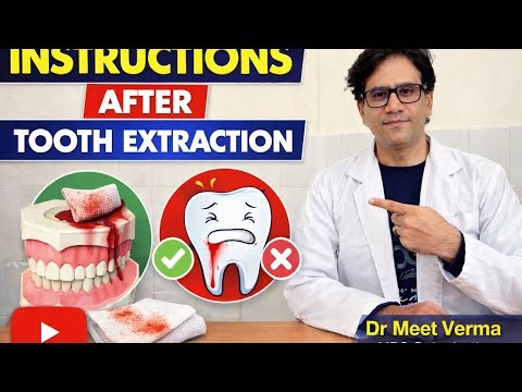Instructions after tooth extraction | daant nikalne ke baad kya karen