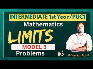 ౦/౦ రూపం లో... Trigonometric functions | CALCULUS | LIMITS | Model -3 Problems # 5