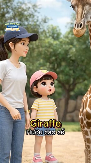 Bài 29 : Chủ đề con vật #cartoon #englishvocabulary #daycon #tienganh #englishshorts