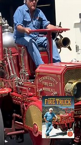 Vintage Fire Truck & Equipment on Reels