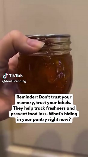Every jar needs a name and a date. It’s how you keep your canning safe and your shelves smart. What’s your oldest labeled (or mystery) jar? #canning