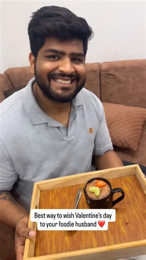 Radhika Pareekh on Instagram: "When love comes in a mug 💖🍰 Happy Valentine’s Day @aman_rana17 ❤️"