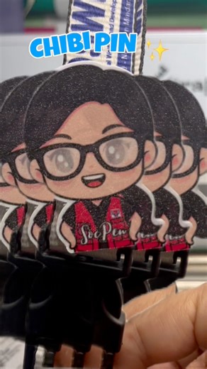 ✨ Turn Yourself into a Chibi! 🙂 Make your ID sling extra adorable with your own custom chibi ID pin! Perfect for school, office, hospital staff, events, and gifts 🎁 Message us to order 🙂 | Amana's Prints and Crafts