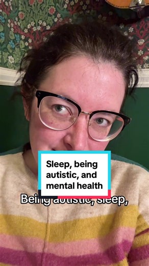 It’s true that there are extra challenges for autistic people when it comes to getting really great sleep, due to higher sensitivity and a tendency toward repetition, which, working in combination can mean a greater preoccupation (which can feel positive / negative/ neutral) with the internal world and internal goings on - and this being particularly occupied with the internal eorld can get in between an autistic person and sinking into sleep or ‘letting go’ into sleep…. because what’s happening