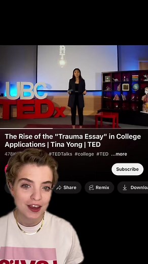 The Rise of Trauma Essay in College Applications | Ted Talk Analysis