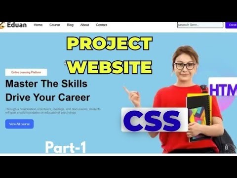 HTML CSS Website Project | Beginner to Advanced.