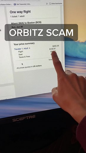 Even if there is a workaround, it’s not readily available to the consumer and this is a deceitful practice. #scam #airline #airlinetiktok #scams #airlines #orbitz #spiritairlines #airlinehacks #femalelawyer #girllawyer @Money Lawyer Erika help!