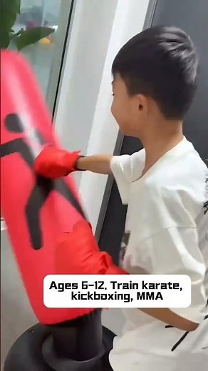 Kids Boxing Fun – Ninonly 160cm Standing Punching Bag for Karate, Kickboxing & MMA #ninonly